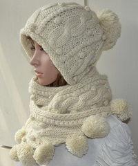 成人假领围脖钩织视频,轻松学会钩织成人假领围脖