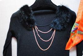 成人假领围脖钩织视频,轻松学会钩织成人假领围脖